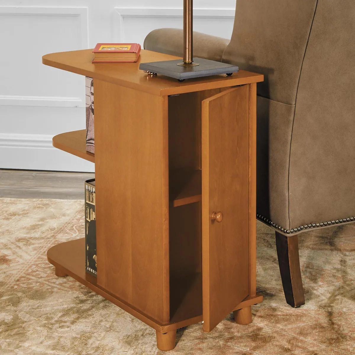 Levenger Reader Furnishings|Reader Furnishings*No-Room Book Nook Table