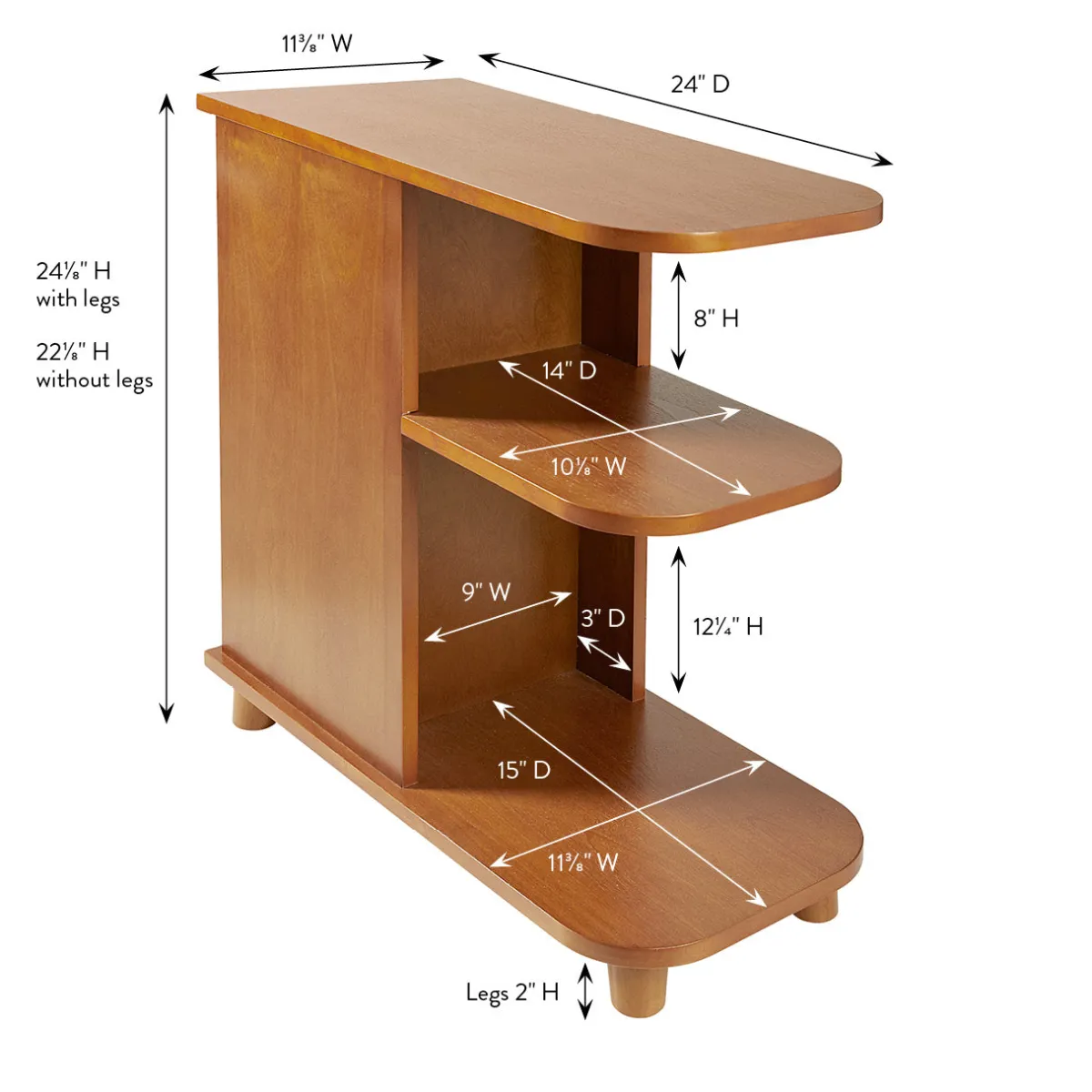Levenger Reader Furnishings|Reader Furnishings*No-Room Book Nook Table