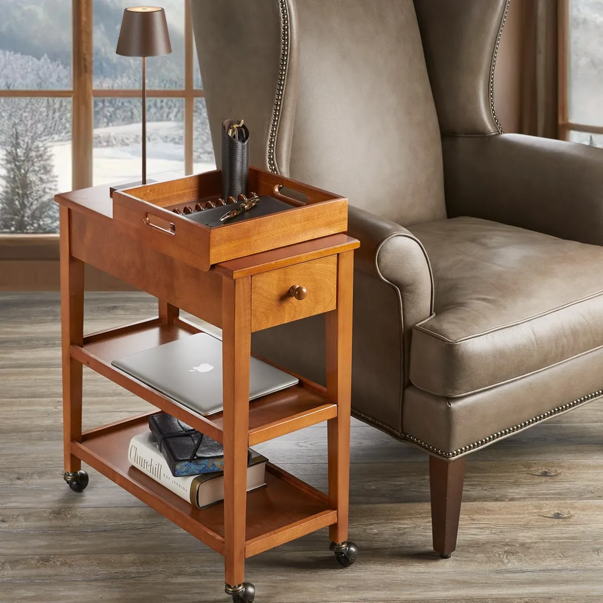 Levenger Tables|No-Room*No-Room Convertible Cart