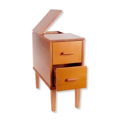 Levenger Shelves & Storage|Tables*No-Room Retro Tech Storage Table