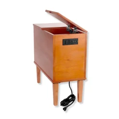 Levenger Shelves & Storage|Tables*No-Room Retro Tech Storage Table