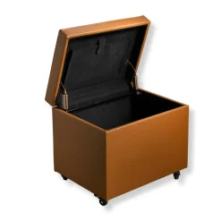 Levenger Filing & Folders|Filing & Folders*No-Room Rolling File Ottoman