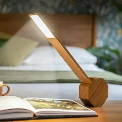 Levenger Lamps & Lighting|Lighting*Octagon One Plus Portable Desk Light and Alarm Clock