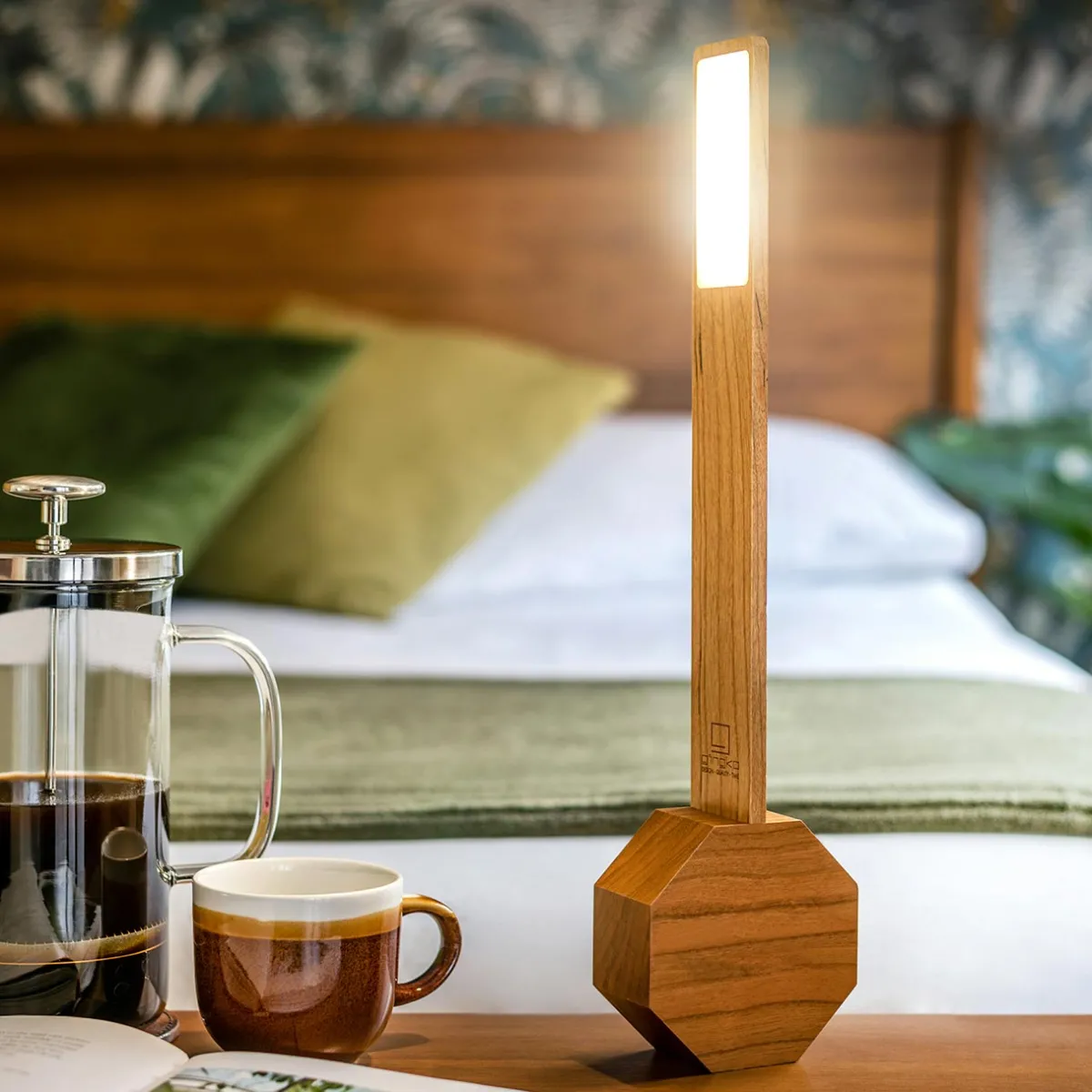Levenger Lamps & Lighting|Lighting*Octagon One Plus Portable Desk Light and Alarm Clock