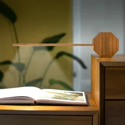 Levenger Lamps & Lighting|Lighting*Octagon One Plus Portable Desk Light and Alarm Clock