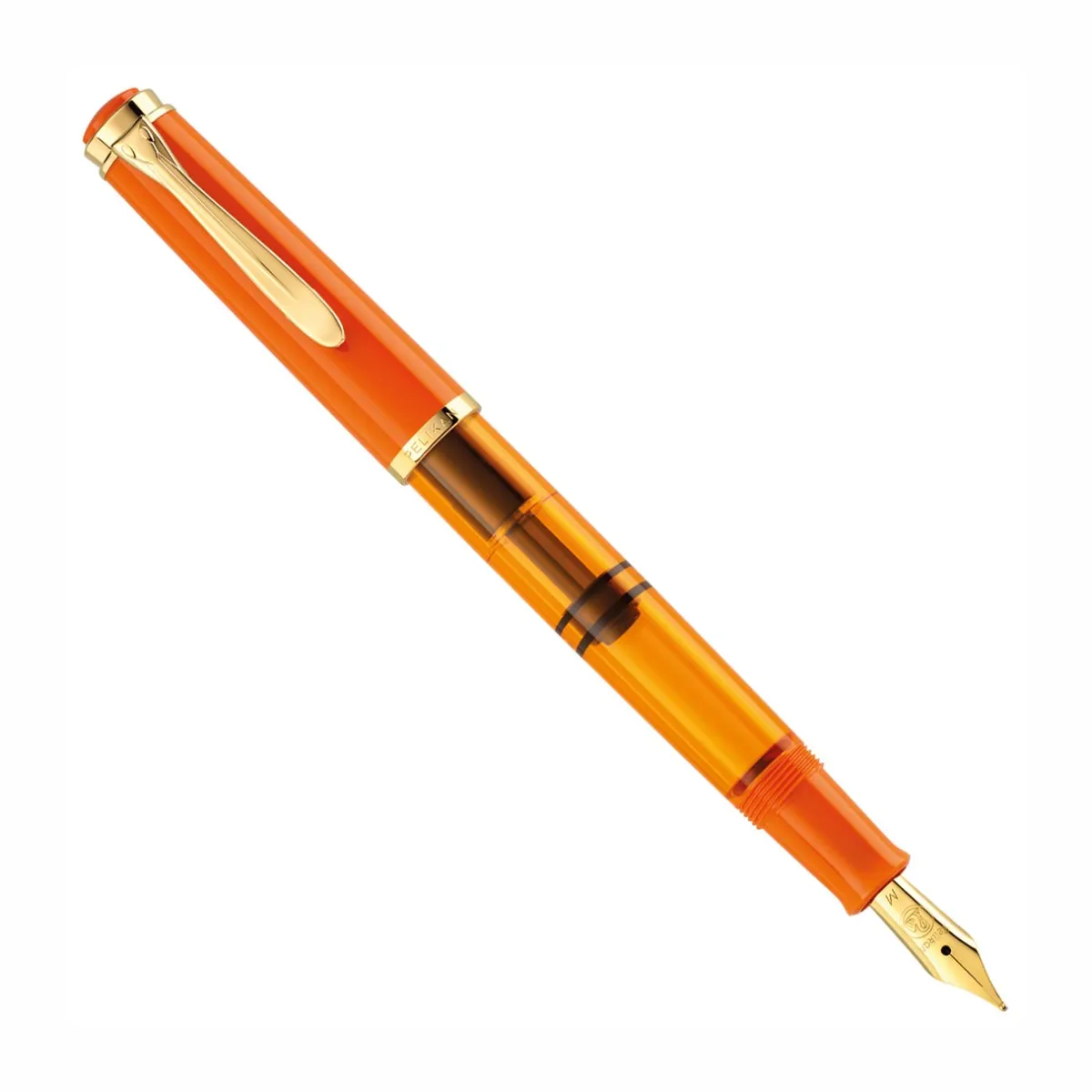 Levenger Fountain Pens|Pelikan*Pelikan Classic M200 Orange Delight Fountain Pen