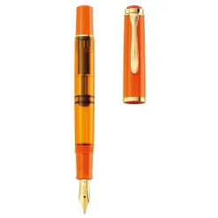 Levenger Fountain Pens|Pelikan*Pelikan Classic M200 Orange Delight Fountain Pen