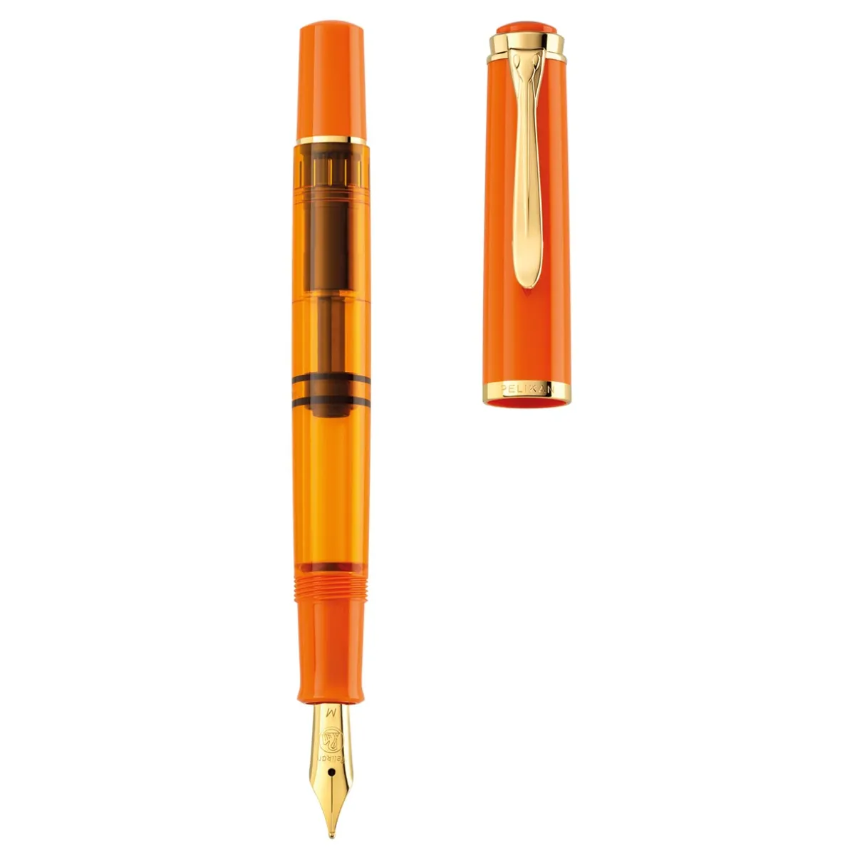 Levenger Fountain Pens|Pelikan*Pelikan Classic M200 Orange Delight Fountain Pen