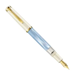 Levenger Fountain Pens|Pelikan*Pelikan Classic M200 Pastel Blue Fountain Pen