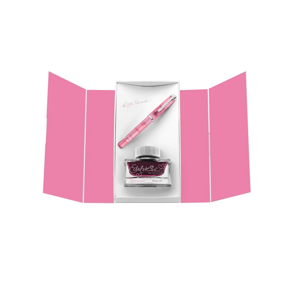 Levenger Fountain Pens|Pelikan*Pelikan Classic M205 Rose Quartz Fountain Pen Set