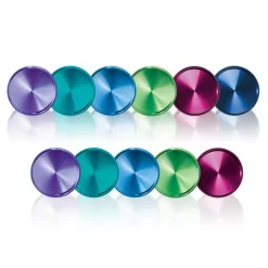 Levenger Discs*Prismatic Aluminum Circa Notebook Discs (set of 11)
