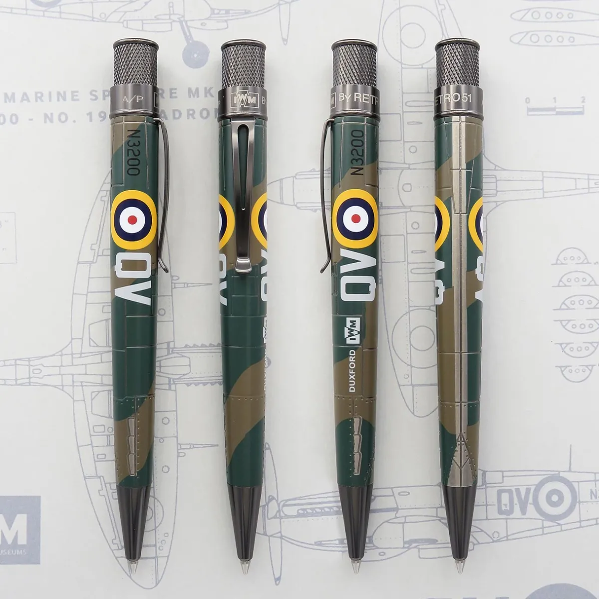 Levenger Rollerball Pens|Retro 51*Retro 51 Imperial War Museum Spitfire Rollerball Pen