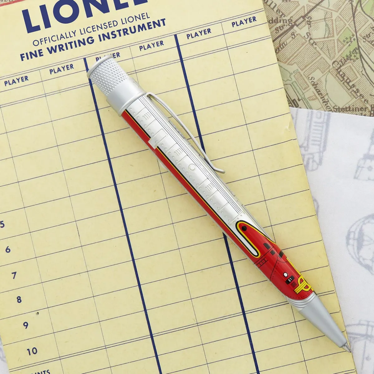 Levenger Rollerball Pens|Retro 51*Retro 51 Lionel Trains Super Chief Rollerball Pen