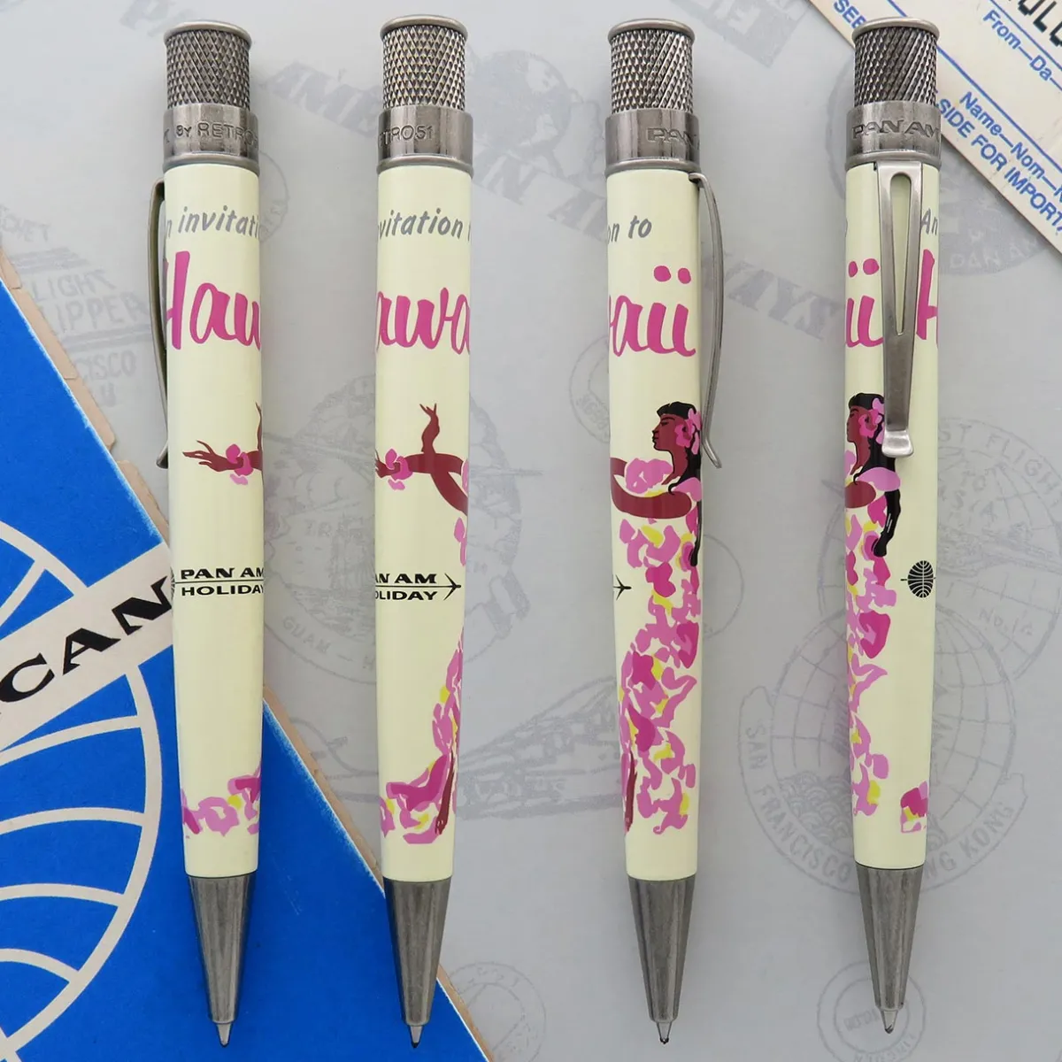 Levenger Rollerball Pens|Retro 51*Retro 51 Pan Am Hawaii Poster Rollerball Pen