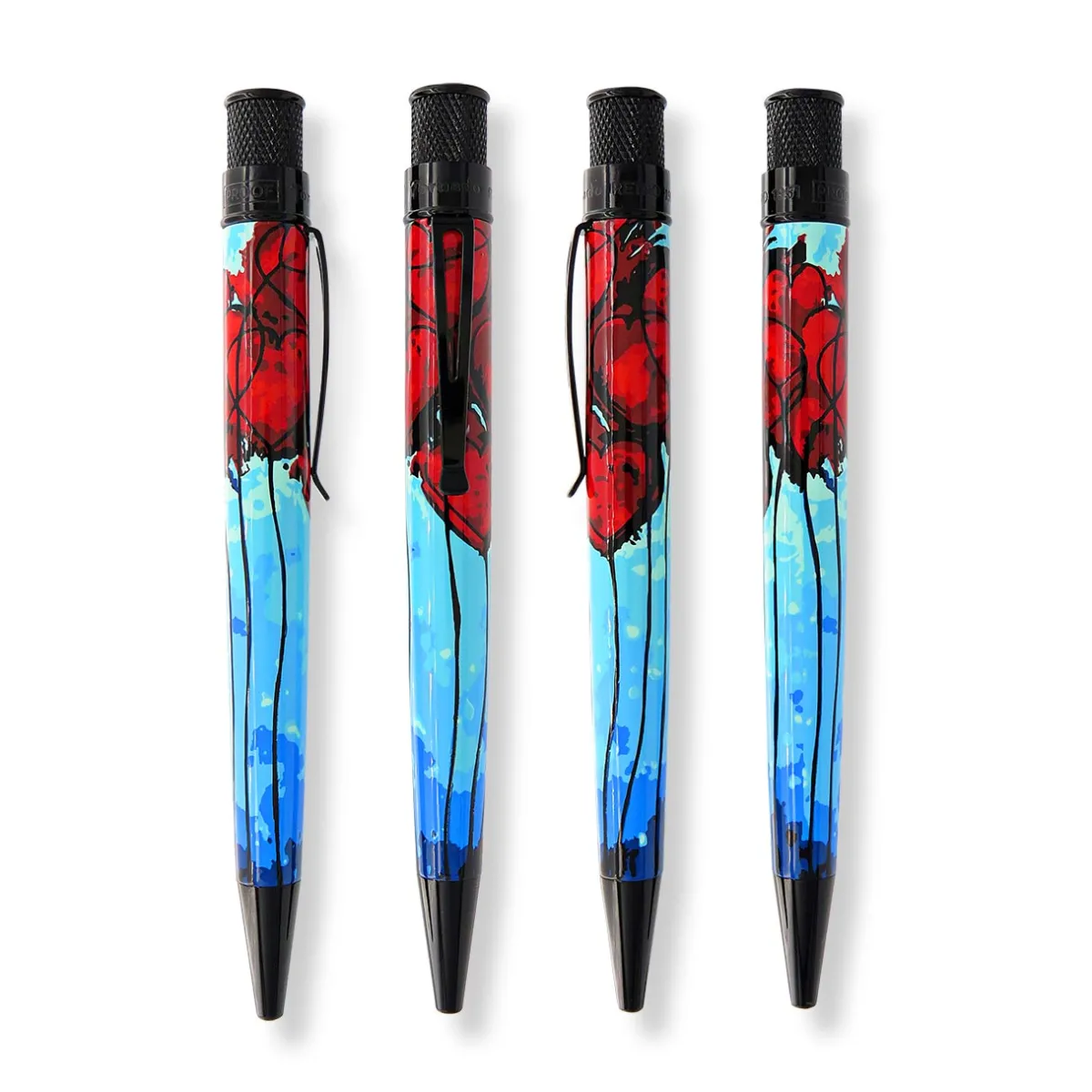 Levenger Levenger X Retro 51|Rollerball Pens*Retro 51 Tornado Exclusive Hearts On Fire Rollerball Pen