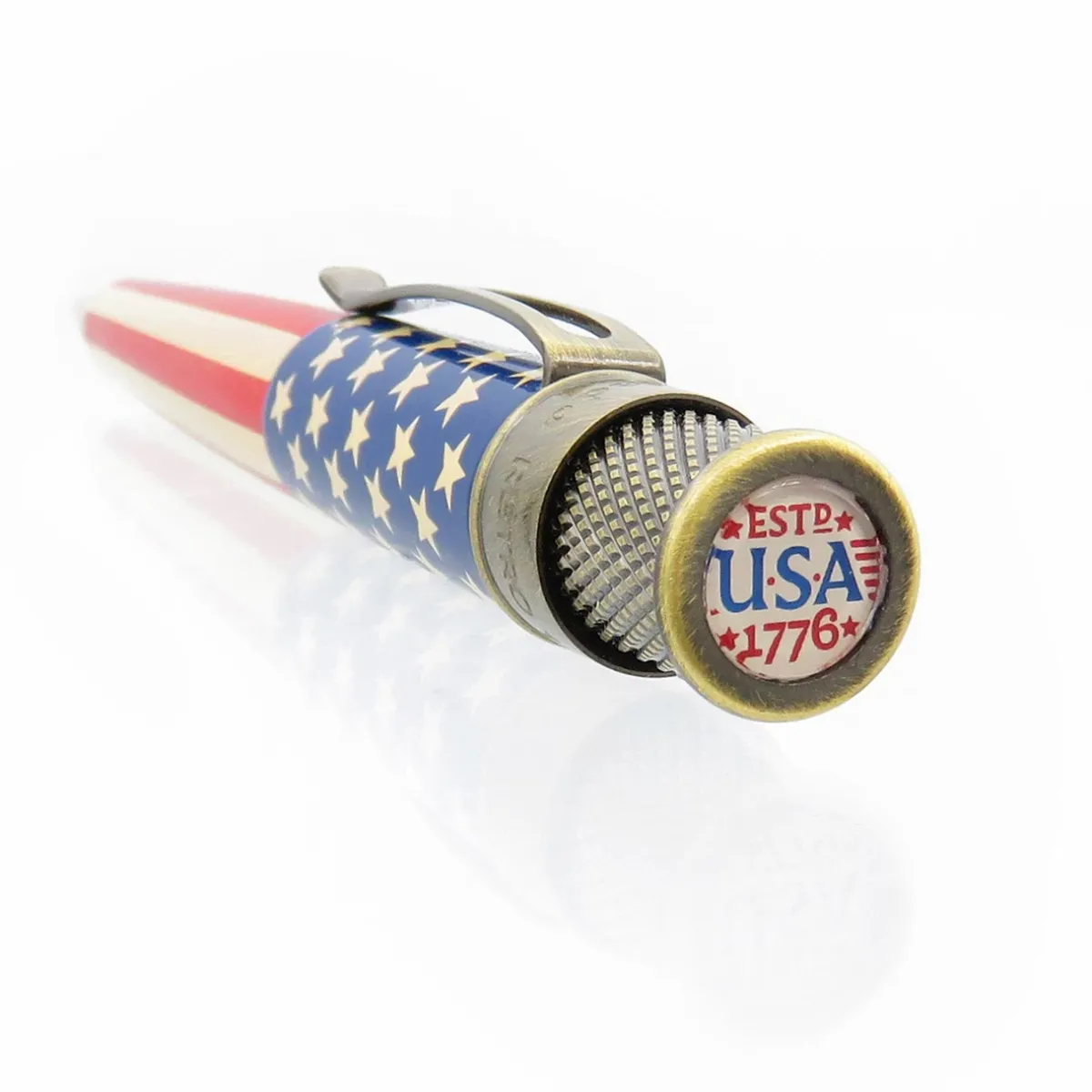 Levenger Rollerball Pens|Retro 51*Retro 51 Tornado Vintage Metalsmith Tribute 250 Flag Rollerball Pen