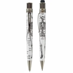 Levenger Rollerball Pens|Pencils*Retro 51 Tornado Vintage Metalsmith Dr. Gray Rollerball & Pencil Set