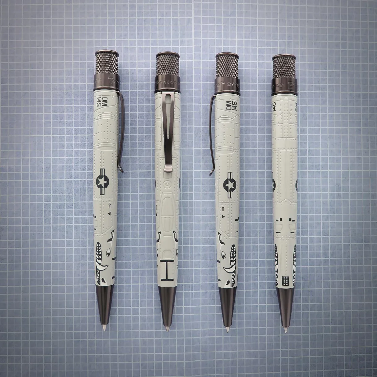 Levenger Rollerball Pens|Retro 51*Retro 51 Vintage Metalsmith A-10 Warthog Rollerball Pen