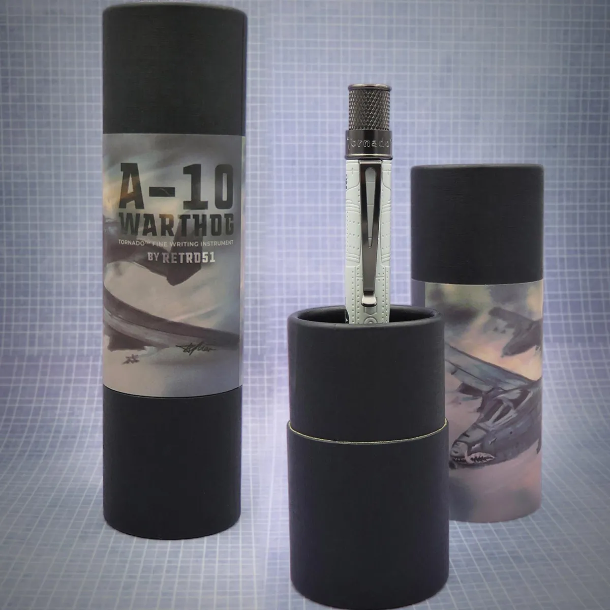 Levenger Rollerball Pens|Retro 51*Retro 51 Vintage Metalsmith A-10 Warthog Rollerball Pen