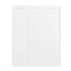 Levenger Paper Refills*3-Ring Annotation Ruled Refill (100 sheets)