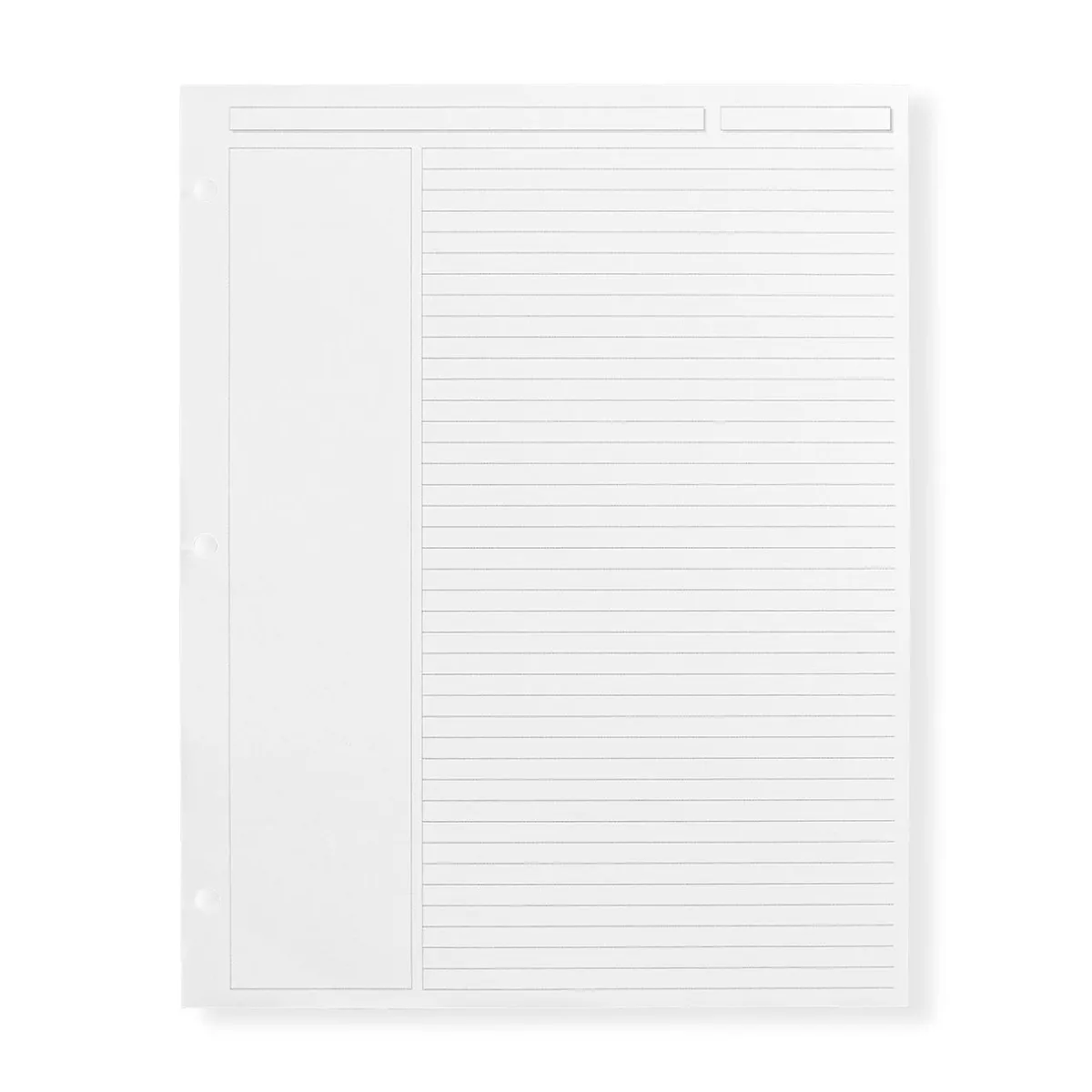 Levenger Paper Refills*3-Ring Annotation Ruled Refill (100 sheets)
