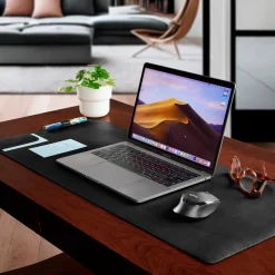 Levenger Tech Essentials|Workspace Organizers*Rollaway Leather Desk Mat