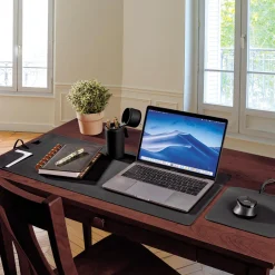 Levenger Tech Essentials|Workspace Organizers*Rollaway Leather Desk Mat Kit