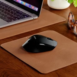 Levenger Tech Essentials*Rollaway Leather Mouse Pad