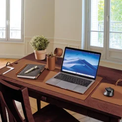 Levenger Tech Essentials*Rollaway Leather Mouse Pad