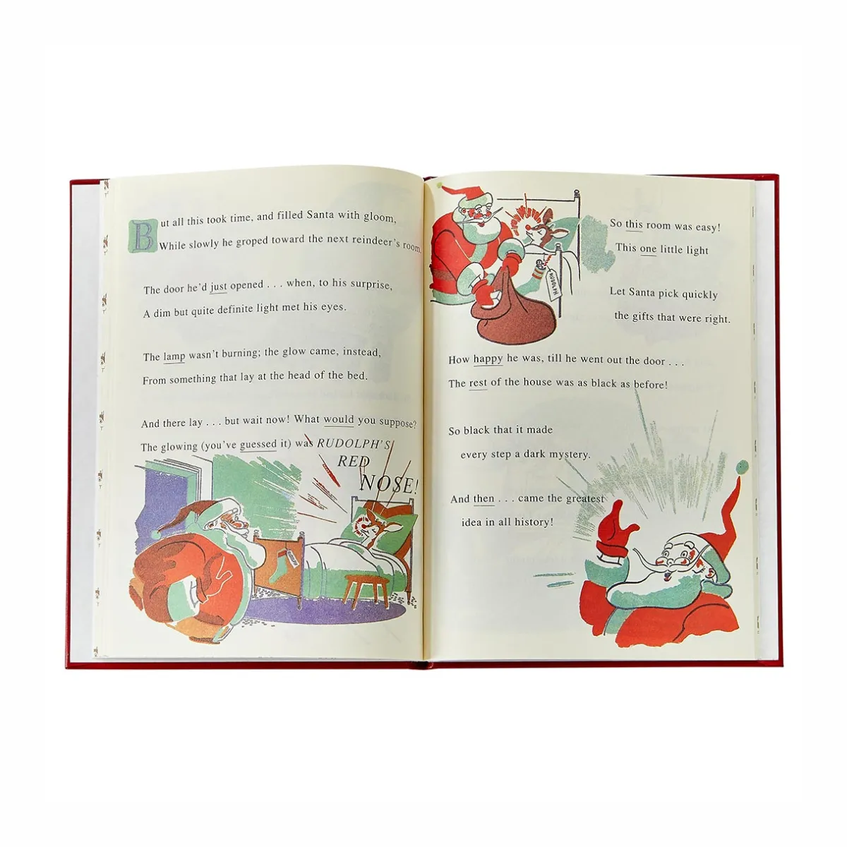 Levenger Books*Rudolph the Red-Nosed Reindeer Leather Bound Edition