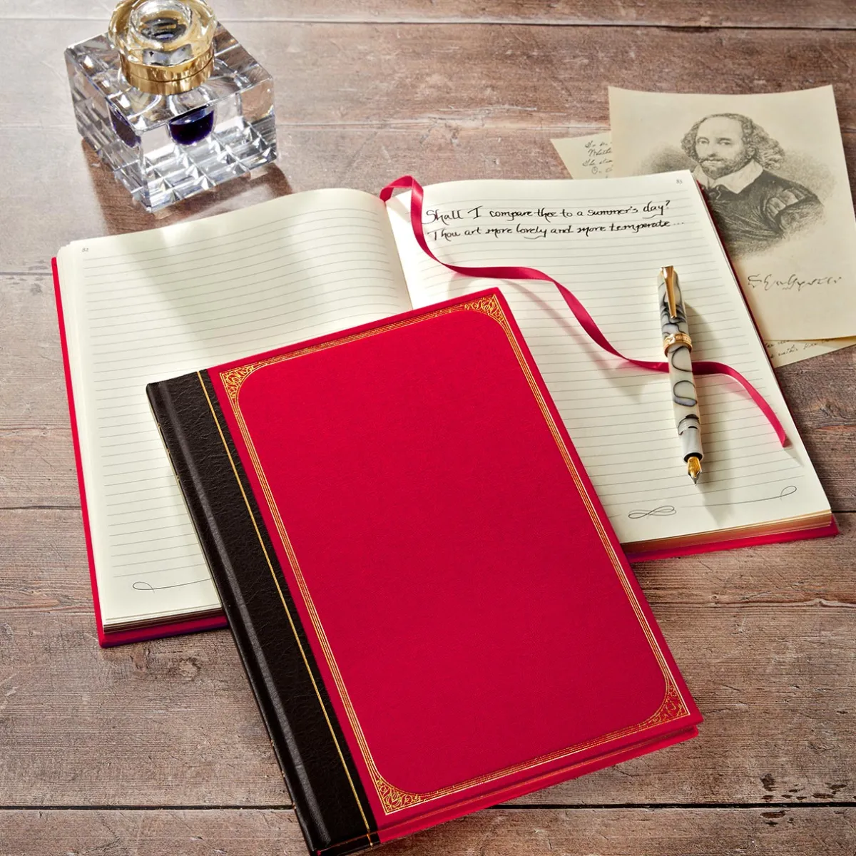 Levenger Journals & Notebooks|Ceo Picks*Shakespearean Folio Journal