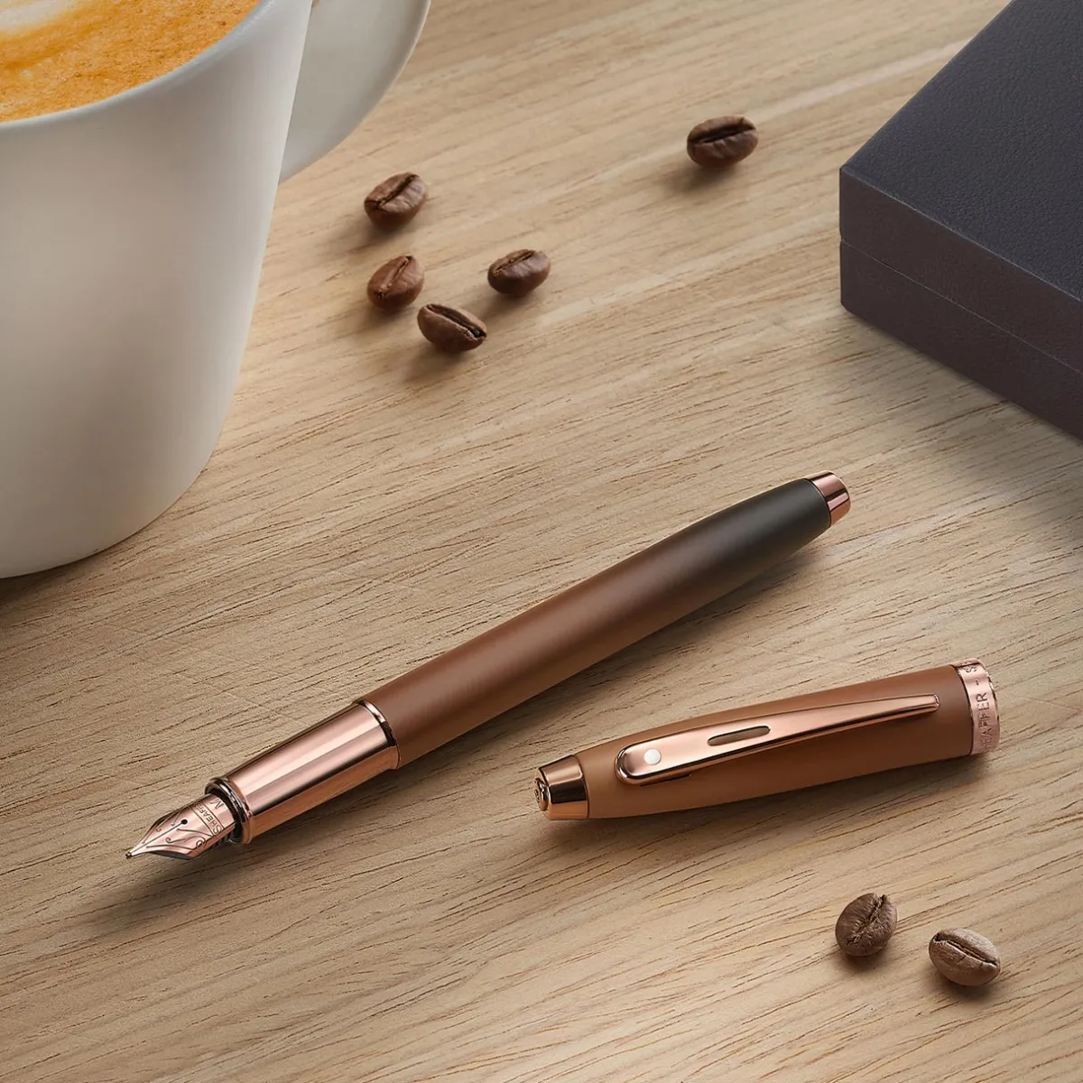 Levenger Fountain Pens*Sheaffer 100 Coffee Edition Fountain Pen
