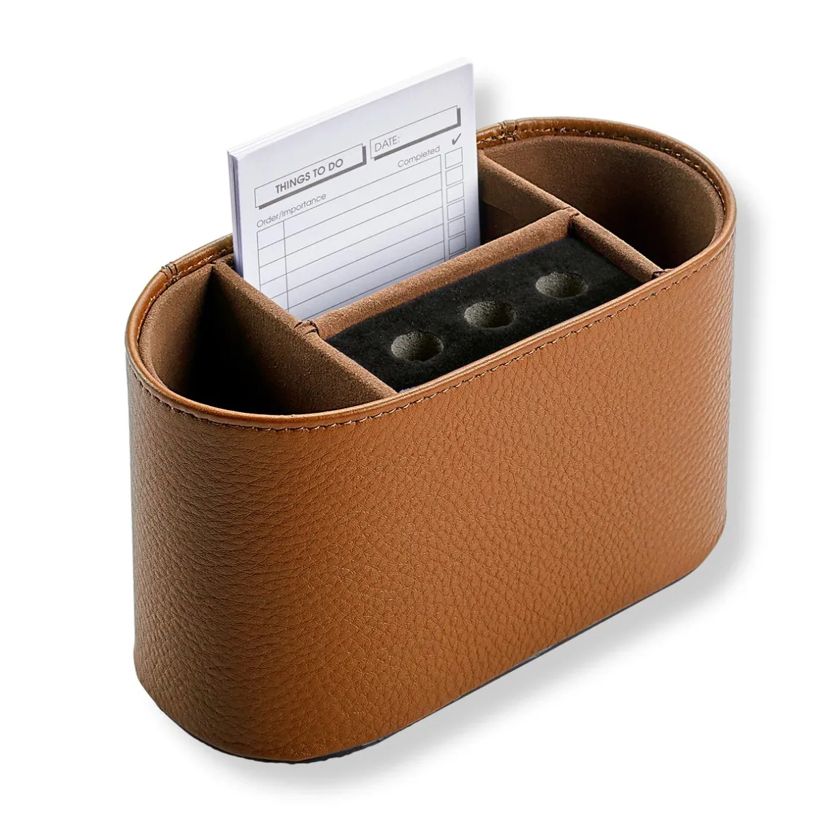 Levenger Pen Cases & Stands|Pen Cases & Stands*Sidekick Upright Leather Organizer