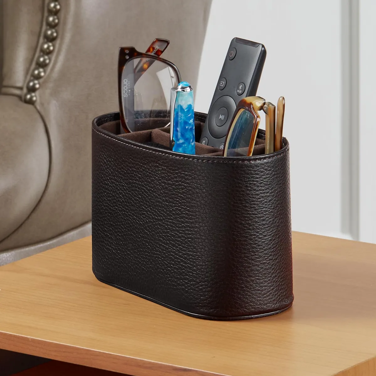 Levenger Pen Cases & Stands|Pen Cases & Stands*Sidekick Upright Leather Organizer
