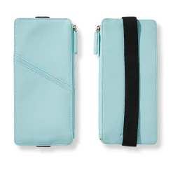 Levenger Accessories|Bookmarks*Smooth Leather Zip-Pocket Notebook Belt