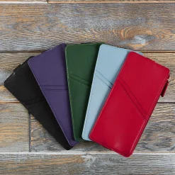 Levenger Accessories|Bookmarks*Smooth Leather Zip-Pocket Notebook Belt