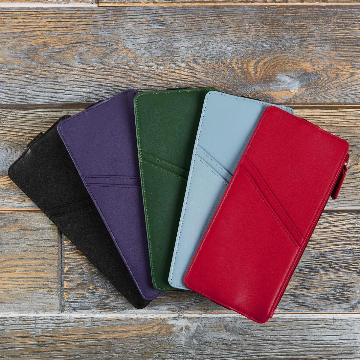 Levenger Accessories|Bookmarks*Smooth Leather Zip-Pocket Notebook Belt