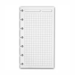Levenger Compact Refills*Special Request Circa Full-Page Grid Refill, Compact (100 sheets)