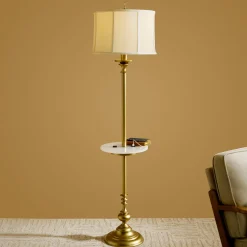 Levenger Lamps & Lighting|Lighting*Stiffel Sidecar Charging Floor Lamp