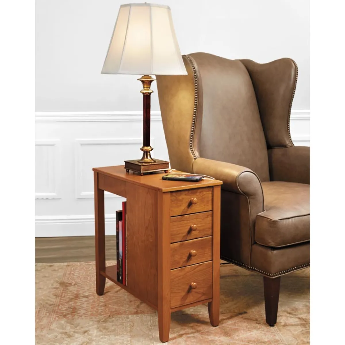 Levenger Tables|No-Room*Tech Enhanced No-Room-For-A-Table with Drawers
