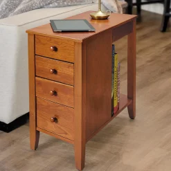Levenger Tables|No-Room*Tech Enhanced No-Room-For-A-Table with Drawers
