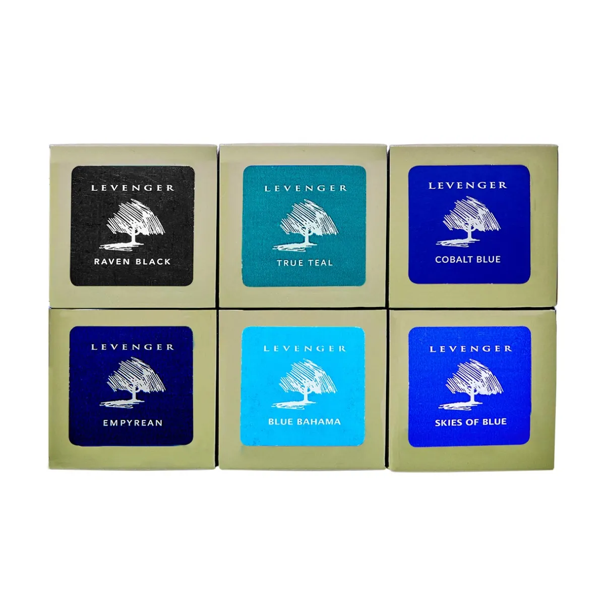 Levenger Levenger Inks & Refills|Bottled Ink*The BlueNote Ink Sextet