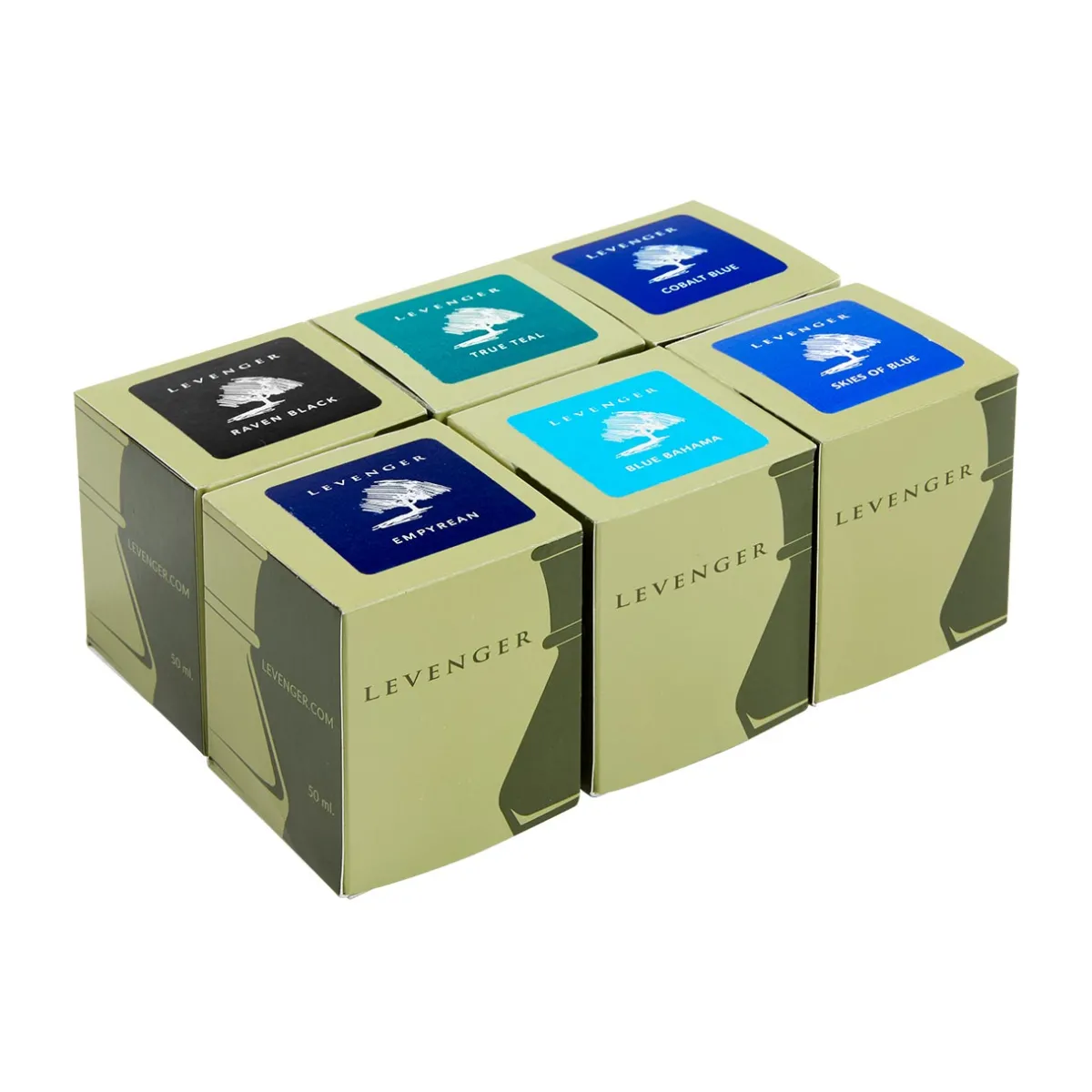 Levenger Levenger Inks & Refills|Bottled Ink*The BlueNote Ink Sextet