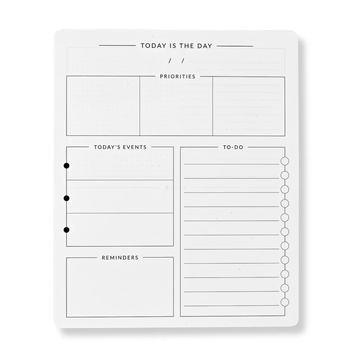 Levenger Freeleaf & Notepads|Desk Pad & Card Planners*Today's the Day Desk Pad