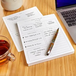 Levenger Freeleaf & Notepads|Desk Pad & Card Planners*Today's the Day Desk Pad