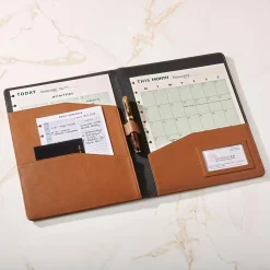 Levenger Padfolios|Business Gifts*Tri-Pocket Leather Folder