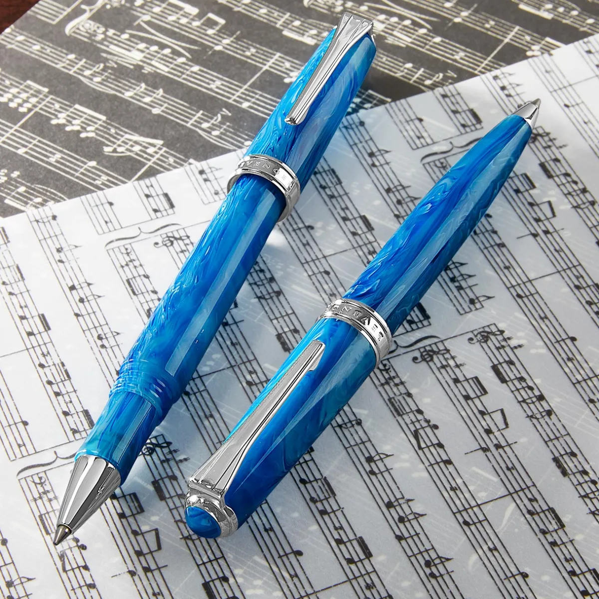 Levenger Levenger Pens|True Writers*True Writer Classic Blue Danube Pen