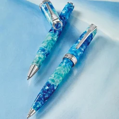 Levenger Levenger Pens|True Writers*True Writer Classic Blue Grotto Pen