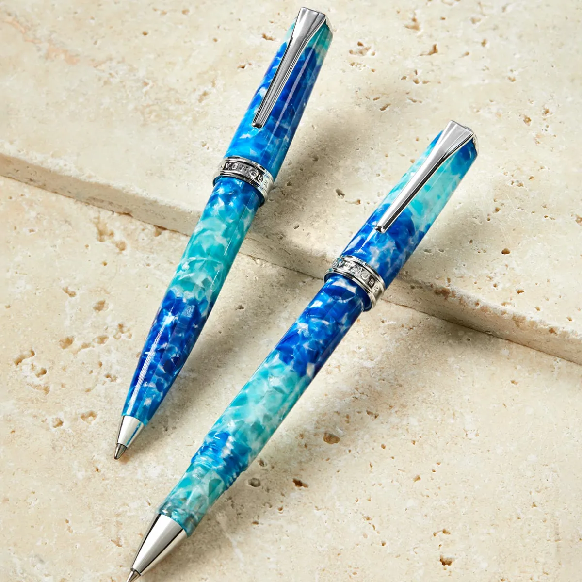 Levenger Levenger Pens|True Writers*True Writer Classic Blue Grotto Pen