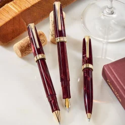 Levenger Levenger Pens|True Writers*True Writer Classic Bordeaux Fountain Pen